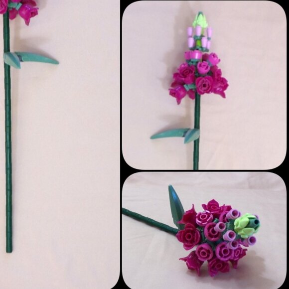 LEGO Botanical Flowers - 1 pcs Snapdragon - Straight - Individual Sale - 10280 - Picture 4 of 7